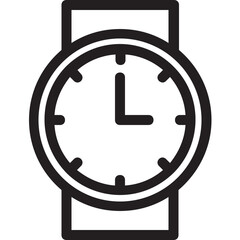 Wristwatch Vector Icon