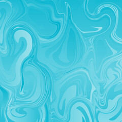 Abstract seamless pattern vector illustration. Blue waves surface.