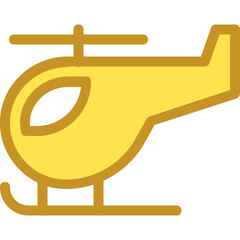 Helicopter Vector Icon