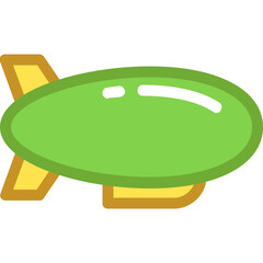 Zeppelin Vector Icon © creativestall