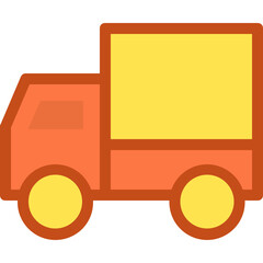 Logistic Truck Vector Icon