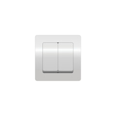 Realistic wall switch power vector art and graphics