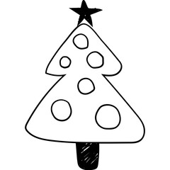 Christmas Tree Vector Icon