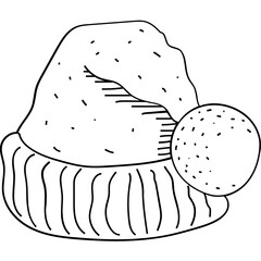 Santa Hat Vector Icon