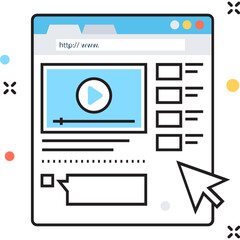 Video Tutorials Vector Icon 