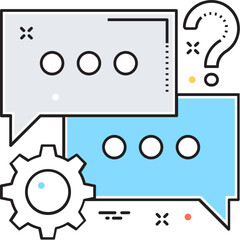 Obraz premium Faq Vector Icon