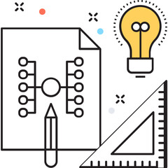 Drafting Vector Icon