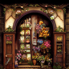 Obraz premium stained window