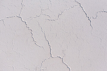 Aerial view of a salt lake