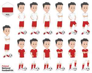 Poland Football Team Kit, Home kit and Away Kit