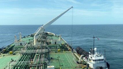 FENDER OPERATION IN OIL TANKER, INSTALLATION OF FENDERS PRIOR SHIP TO SHIP CARGO TRANSFER OPERATION
