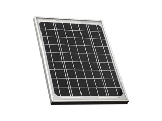 Solar panel isolated on white background.