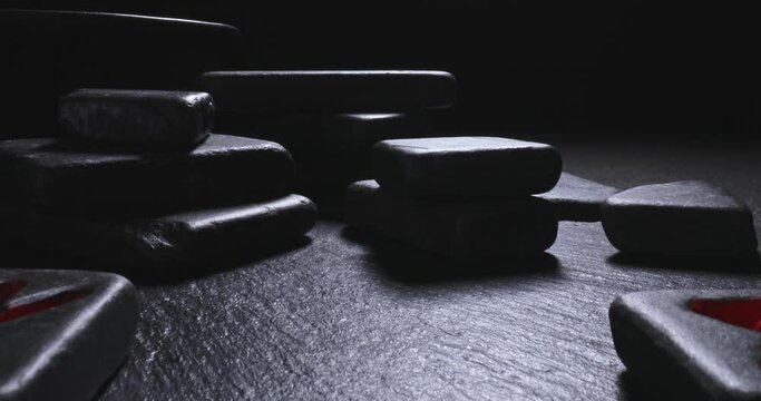 Fortune telling from the runes. Divination by Celtic rune stones.