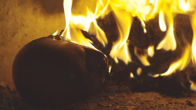 plastic doll on fire. fire victims