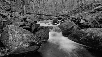Burbage Brook, Padley Gorge, Derbyshire Peak District