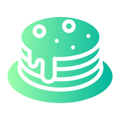 pancakes gradient icon