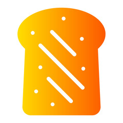 toast gradient icon