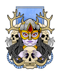 Norse goddess of death Hel