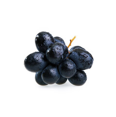 small bunch of black grapes