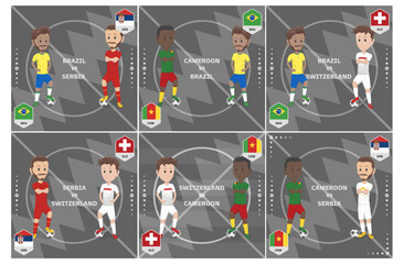 World Football Championship Match Schedule Group G
