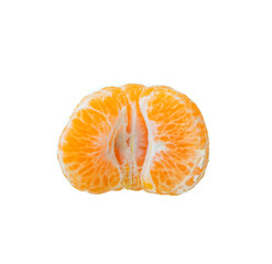 tangerine isolated on white background