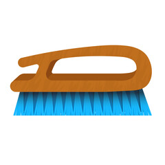 hand scrub brush vector illustration logo icon clipart