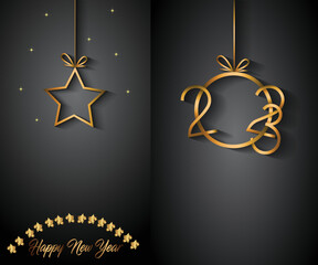 2023 Happy New Year background for your seasonal invitations, festive posters, greetings cards.