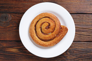 Bun with cinnamon