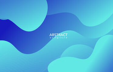 Abstract Blue background with waves, abstract blue background