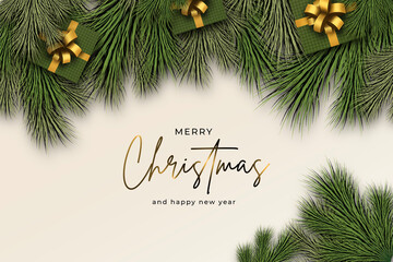 nice christmas greeting background