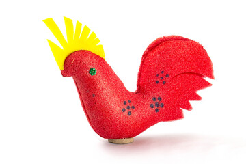 a foam made decorative Bird. this handcrafted toy popular in bangali new year festival or boishakhi mela in Bangladesh. traditional and heritage of Bengali couture.