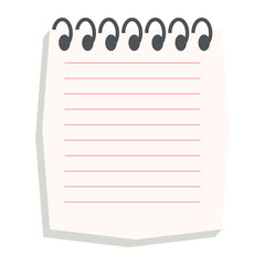 blank notebook striped paper texture variation collection set
