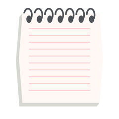 blank notebook striped paper texture variation collection set