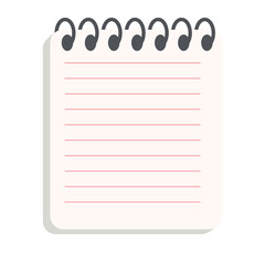 blank notebook striped paper texture variation collection set
