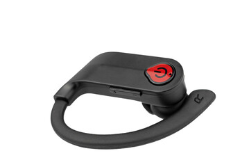 Obraz premium The black Wireless Earbuds, Earphone