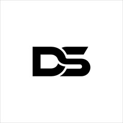 Initials DS. letter DS Logo Vector