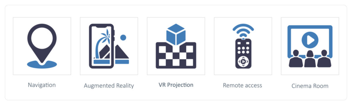 Navigation, Argumented Reality And Vr Projection