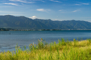 日本の自然風景　琵琶湖