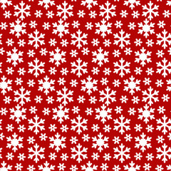 Snowflake pattern seamless