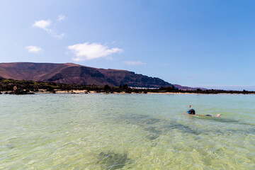 Beach near Orzola, Lanzarote.