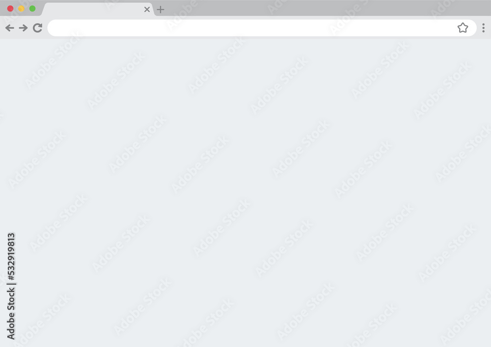 Poster Browser window mock up design. Web window screen mockup. Internet empty page concept.