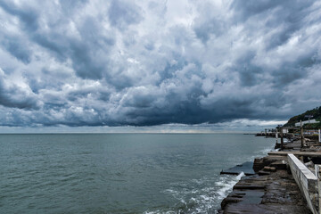 Obraz premium pier in the sea