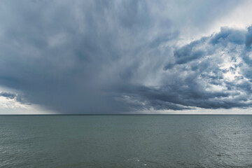 clouds over the sea
