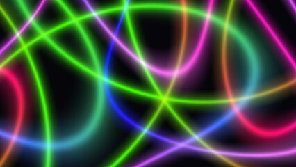 Neon lights background. Glow light effect. Vector illustration
