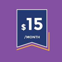 1 dollar price tag. 1$ dollar USD price symbol. price 1 Dollar sale banner in USD. Business or shopping promotion marketing concept
