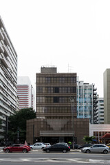 São Paulo, Brazil – April 2013 – Architectural detail of Paulista Avenue one of the most...