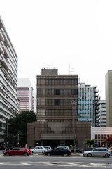 Fototapeta premium São Paulo, Brazil – April 2013 – Architectural detail of Paulista Avenue one of the most important avenues of the city. 