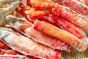 北海道の美味しいタラバガニ