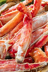 北海道の美味しいタラバガニ