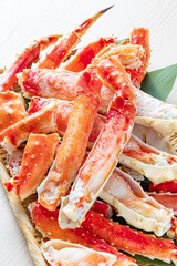 北海道の美味しいタラバガニ